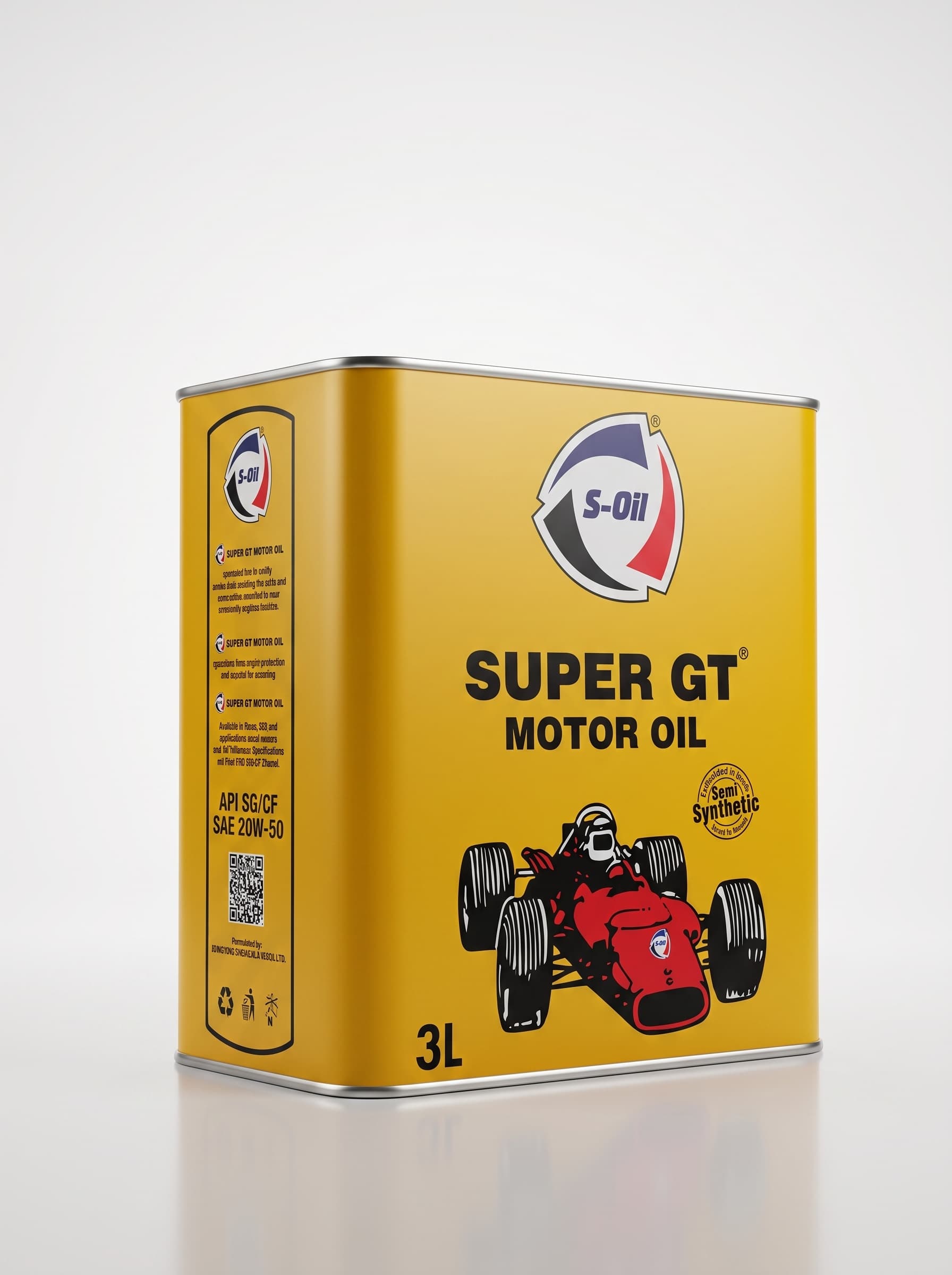 S-OIL SUPER GT MOTOR OIL 20W/50