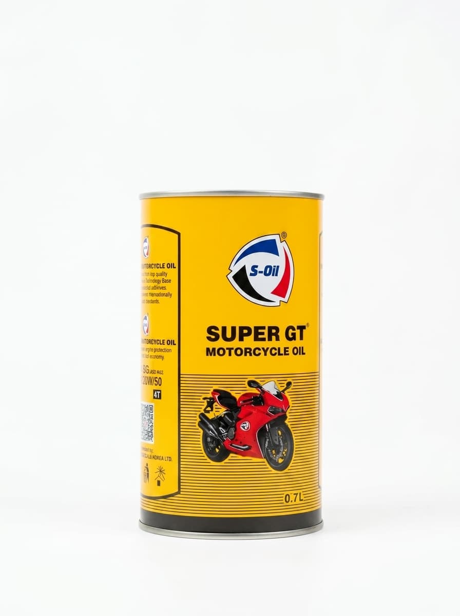 S-OIL SUPER GT MOTORCYCLE OIL 20W-50 · 0.7L