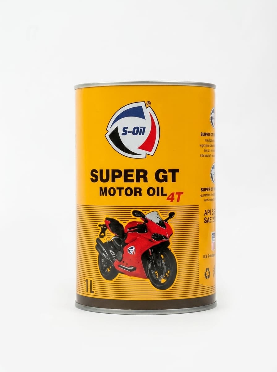 S-OIL SUPER GT MOTOR OIL 4T 20W-50 · 1L